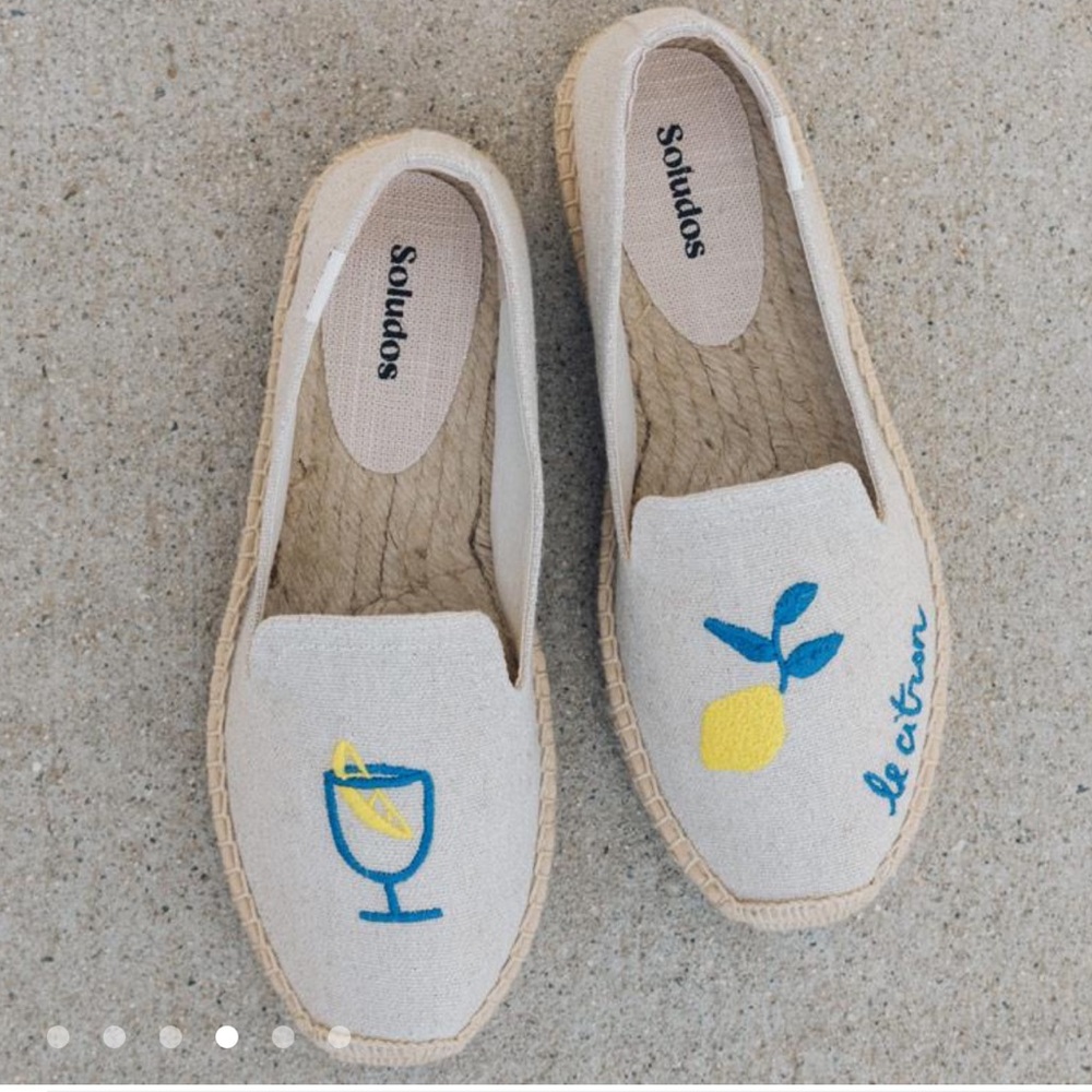 NWOB Soludos Citron Slip Ons